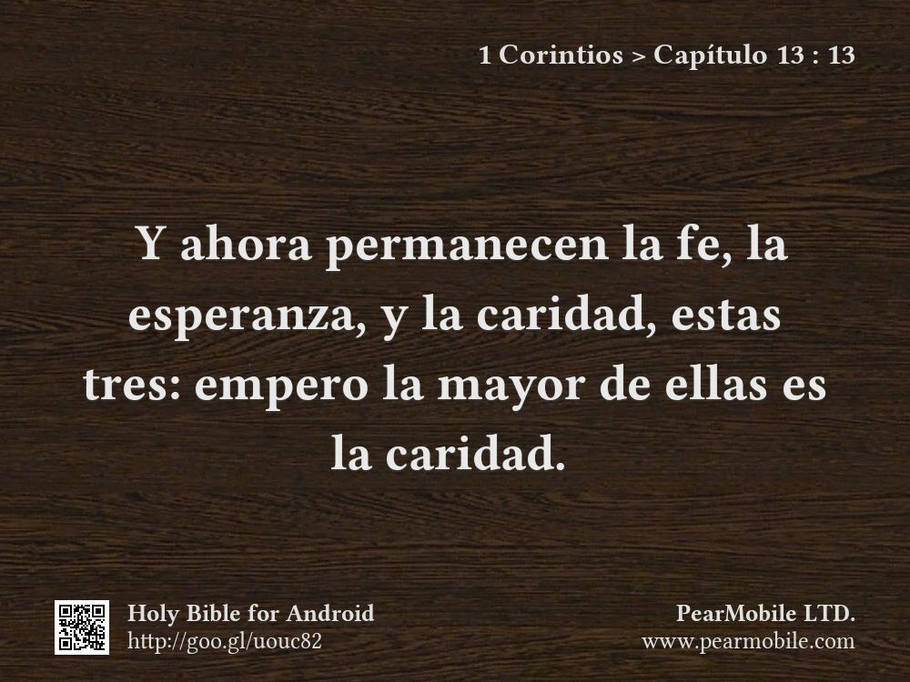 1 Corintios, Capítulo 13:13